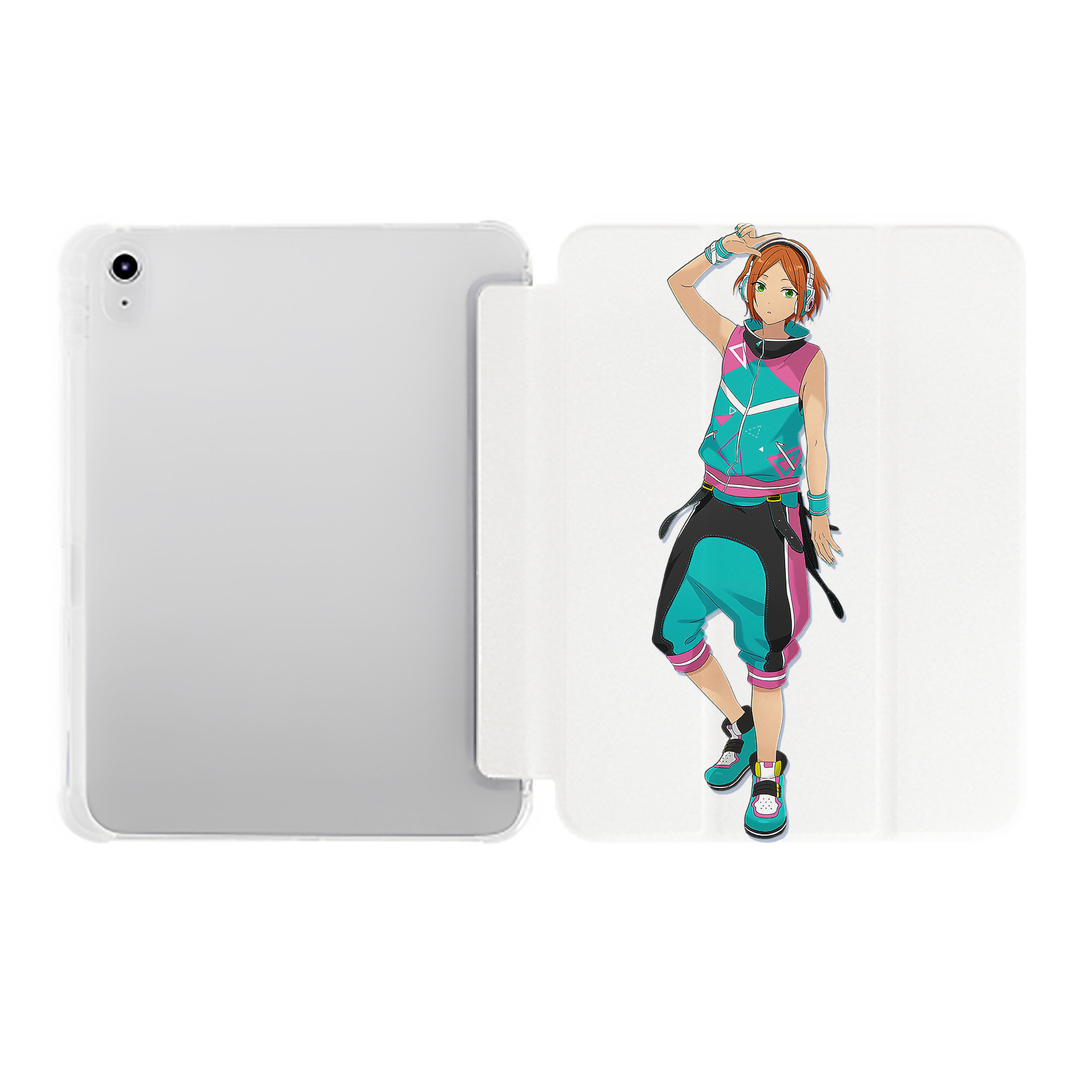 （画像用） あんさんぶるスターズ! Ensemble Stars IPad ケース ペン収納付き 三つ折りスタンド PUレザー×シリコン 対応機種9.5/10.5/10.9インチ